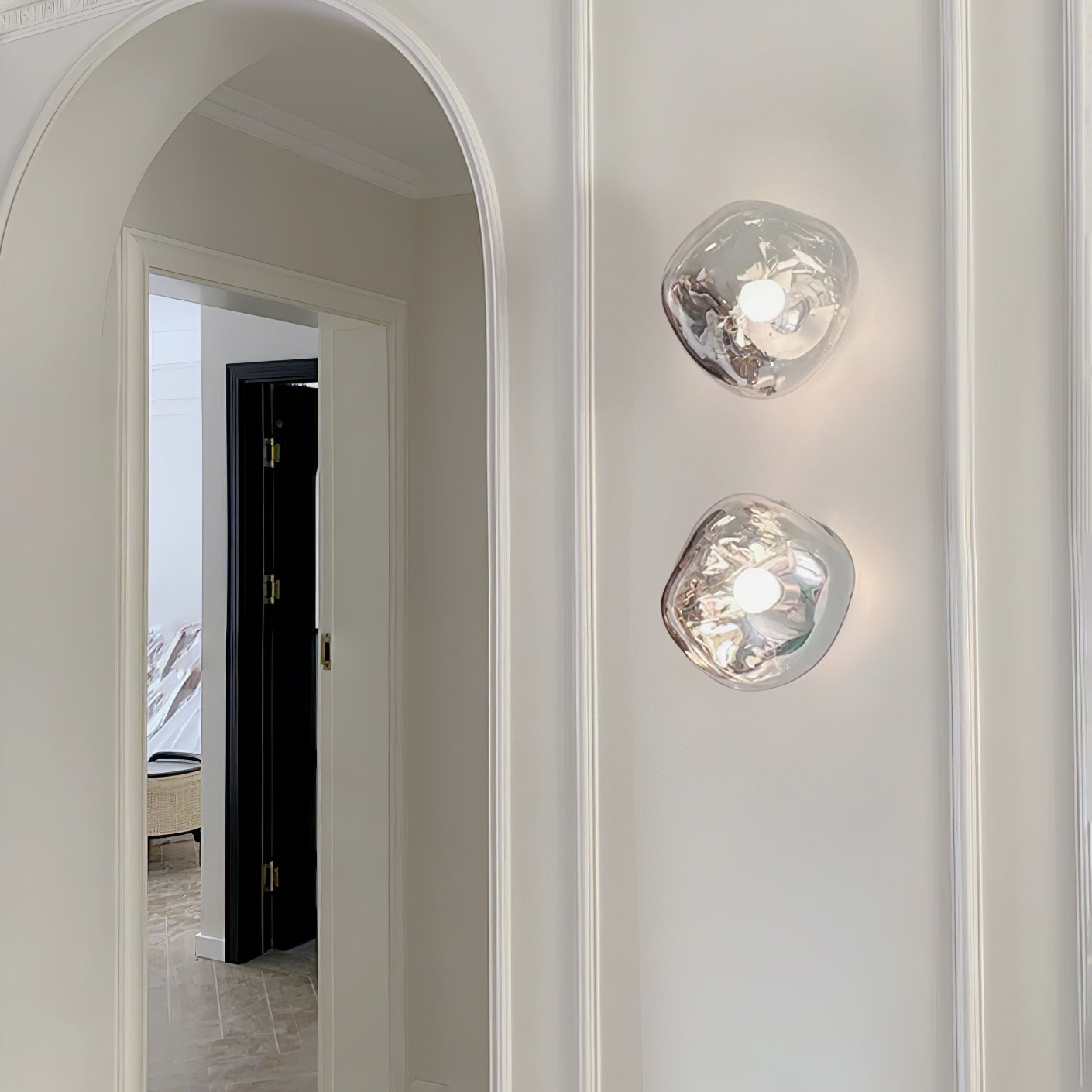 Auden Bernstein-Glas Wandleuchte-Letslighting