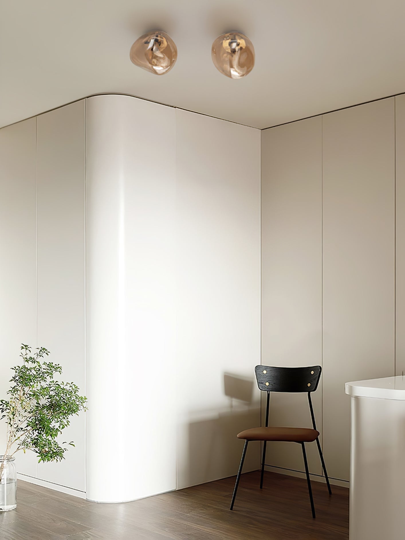 Auden Bernstein-Glas Wandleuchte-Letslighting