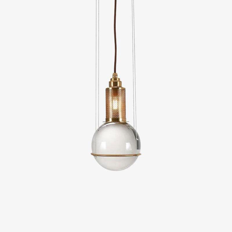 Solara Pendelleuchte mit Kristall, höhenverstellbar-Letslighting