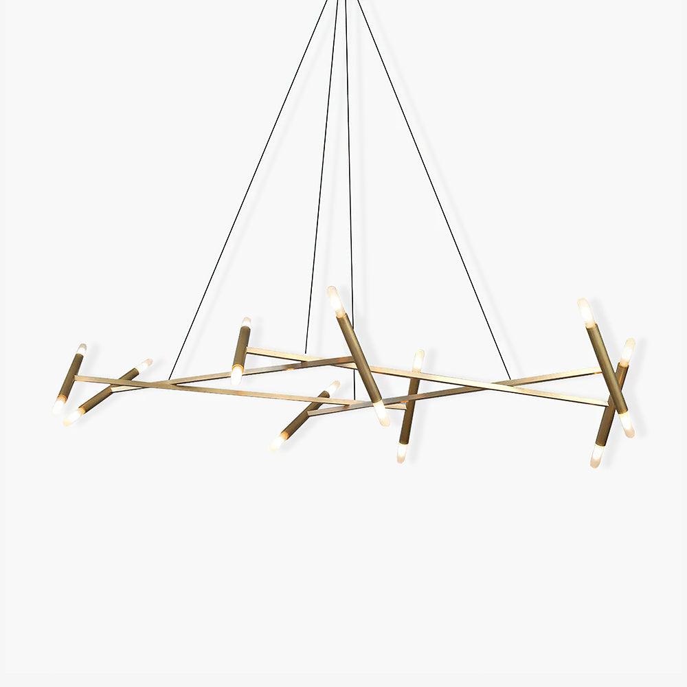 Astra Moderner Kronleuchter aus Messing-Letslighting