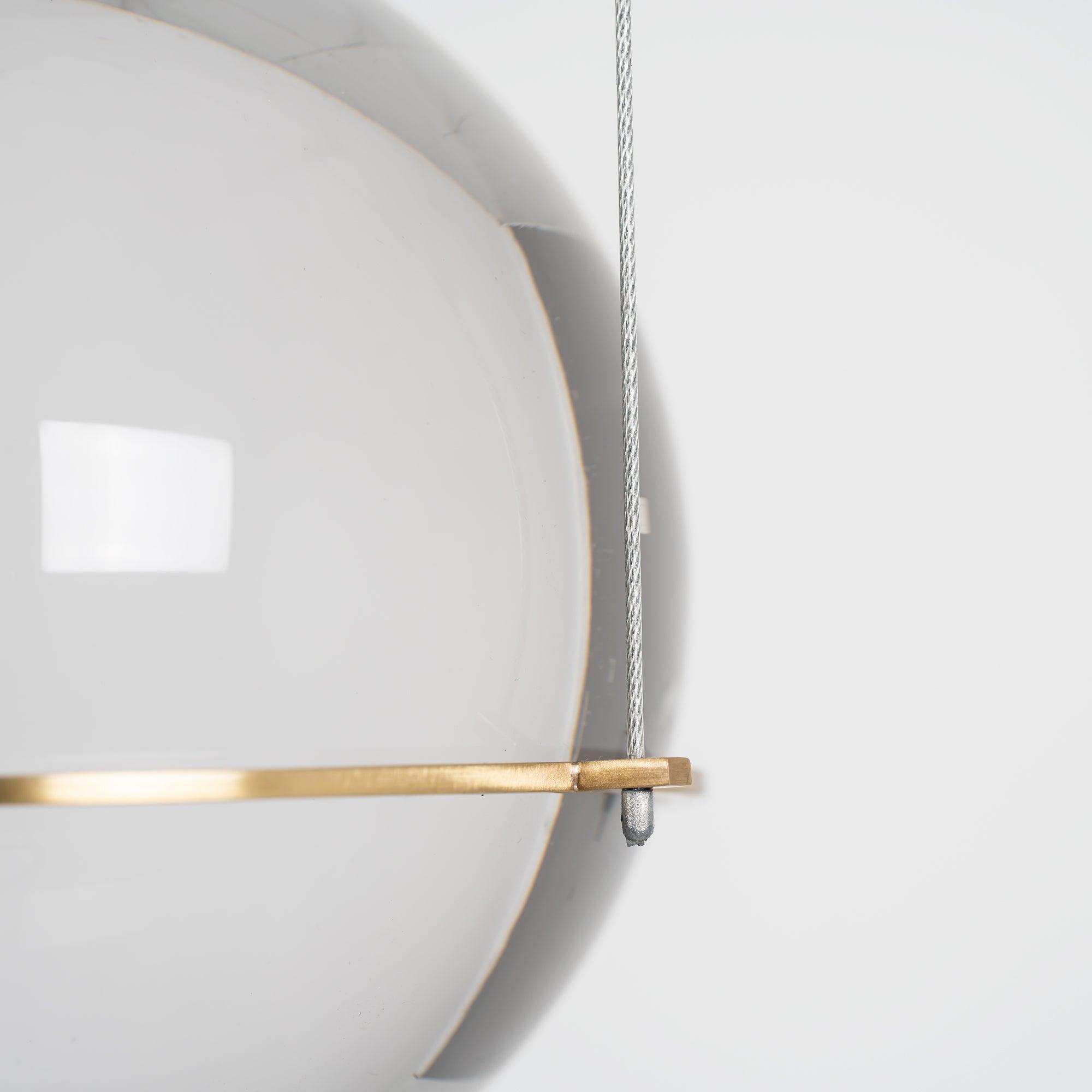 Solara Pendelleuchte mit Kristall, höhenverstellbar-Letslighting