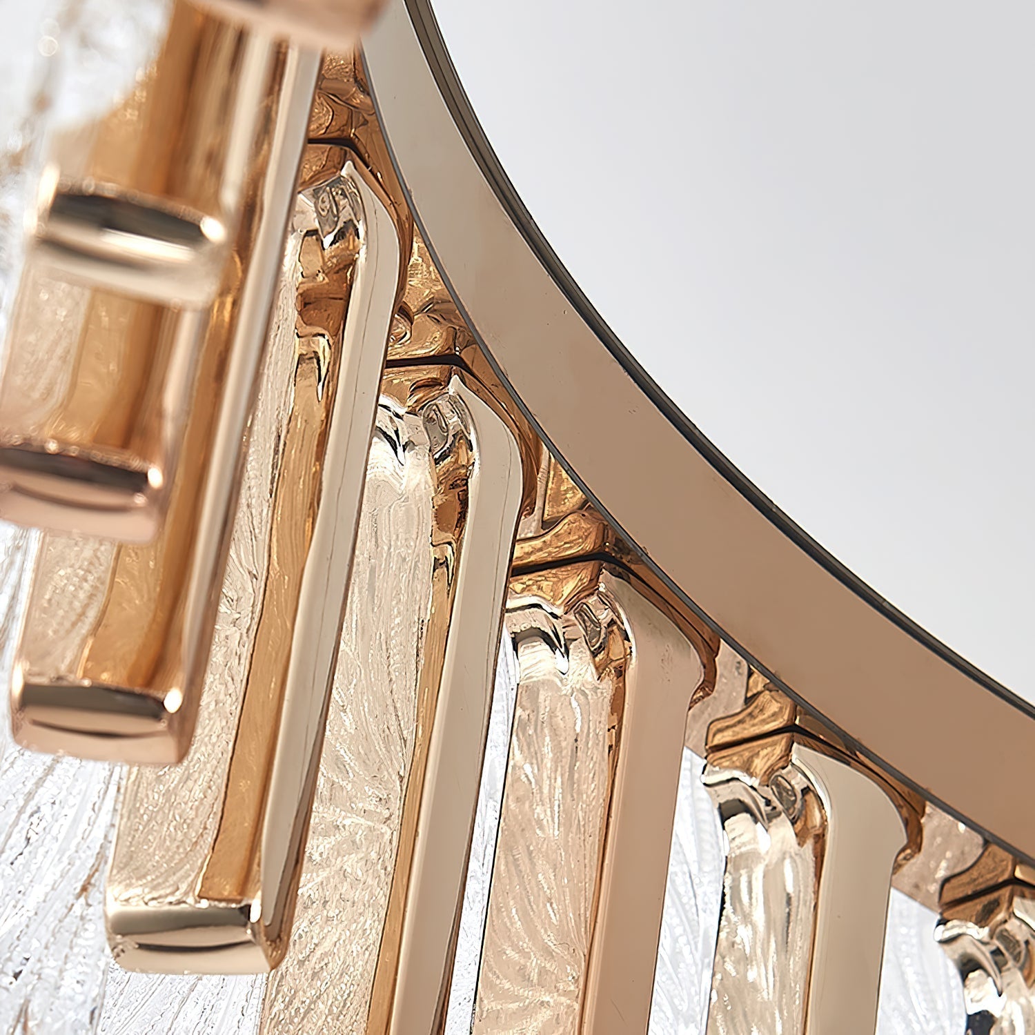 Ulcarir Luxus Blatt Glas Kronleuchter-Letslighting