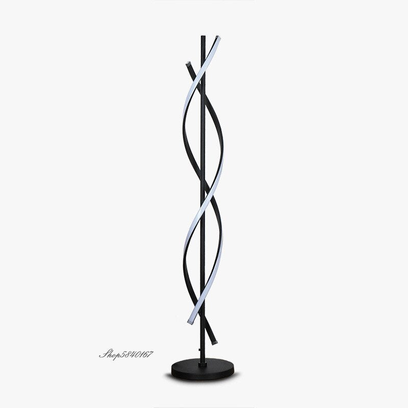 Nordic Weave Led Corner Floor Lamp