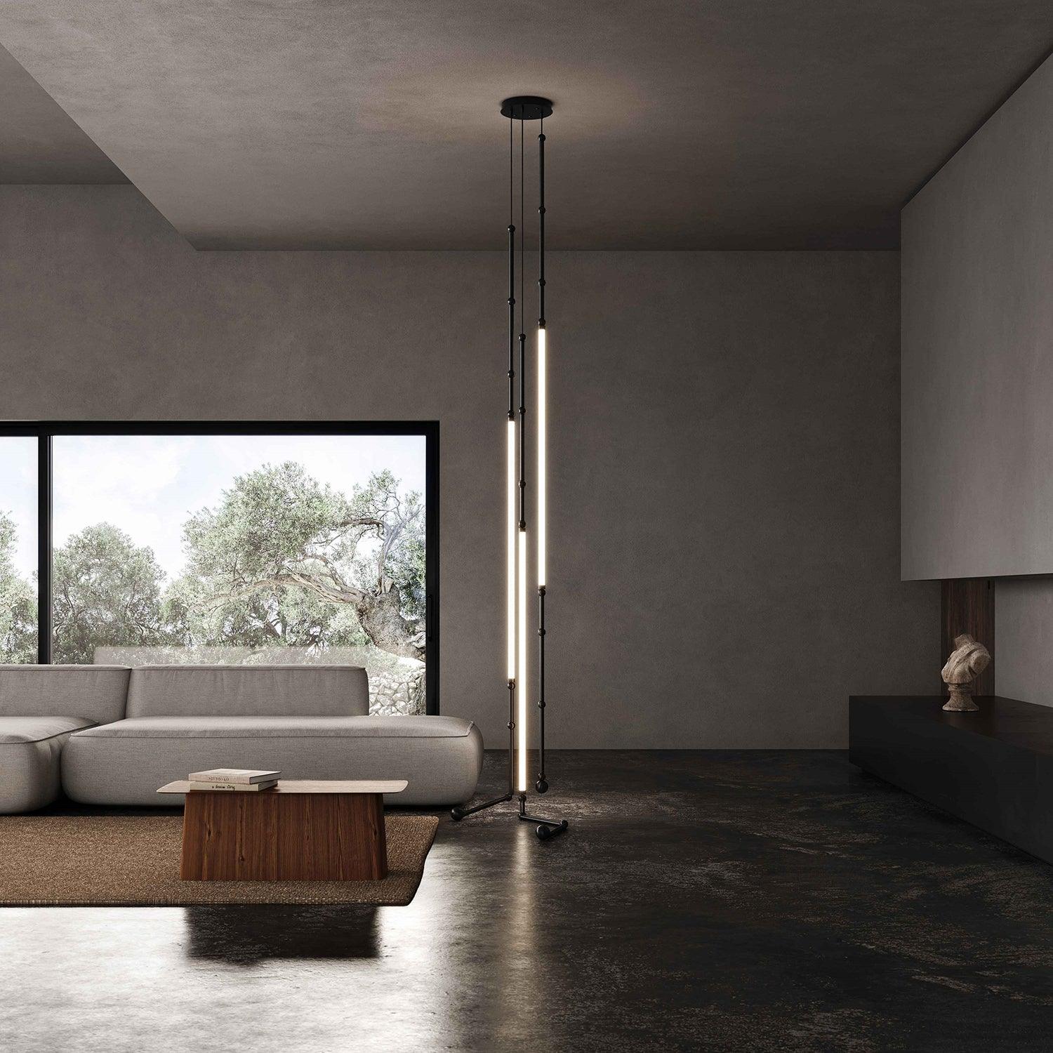 Lustra Kronleuchter Leda LED Flexibel Modern Skulptural-Letslighting