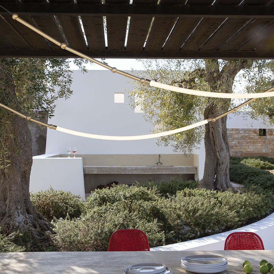 Lustra Kronleuchter Leda LED Flexibel Modern Skulptural-Letslighting