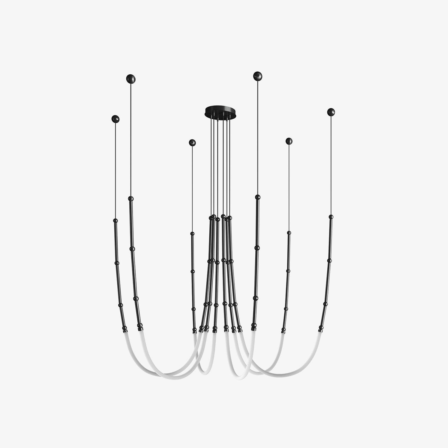 Lustra Kronleuchter Leda LED Flexibel Modern Skulptural-Letslighting