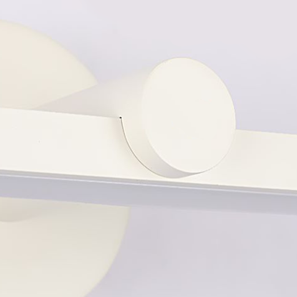 Arisha Modern Linear LED Spiegelfront Wandleuchte Silber Badezimmer Acryl&Metall