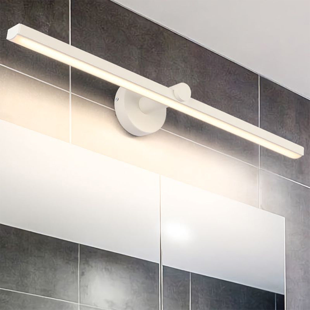 Arisha Minimalistisch Linear LED Spiegelfront Wandleuchte Weiß Badezimmer Innen Metall&Acryl