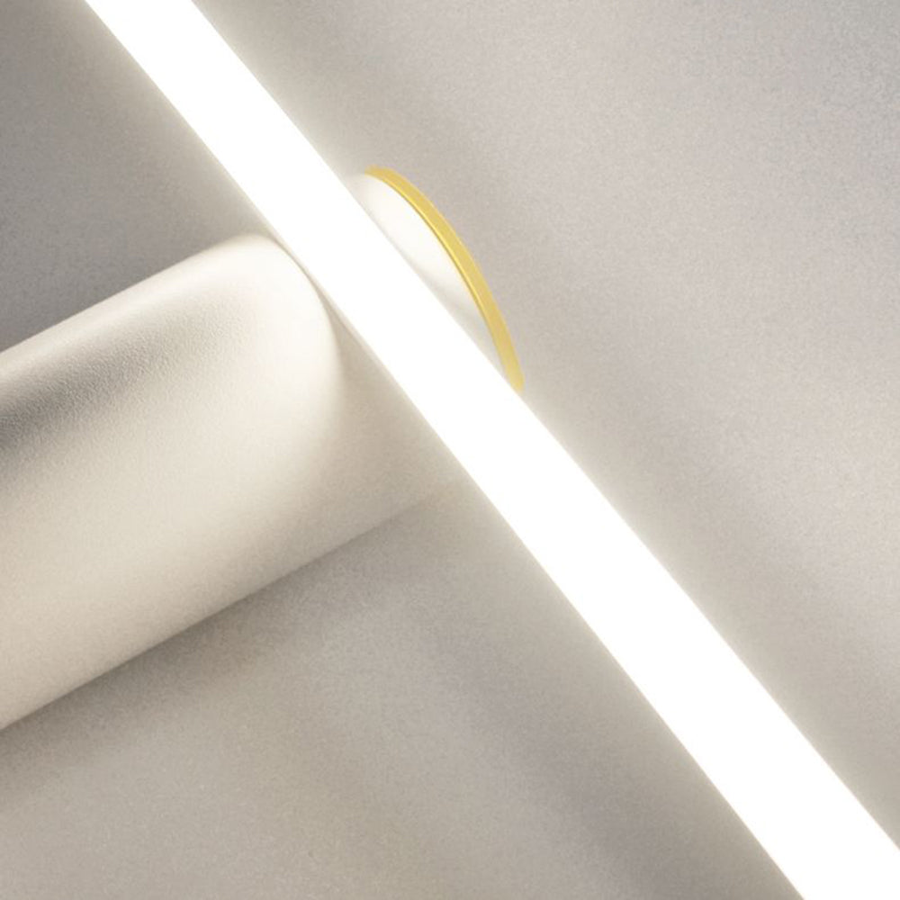 Arisha Modern Metal Linear Wandleuchte Schwarz/Weiß Wohnzimmer
