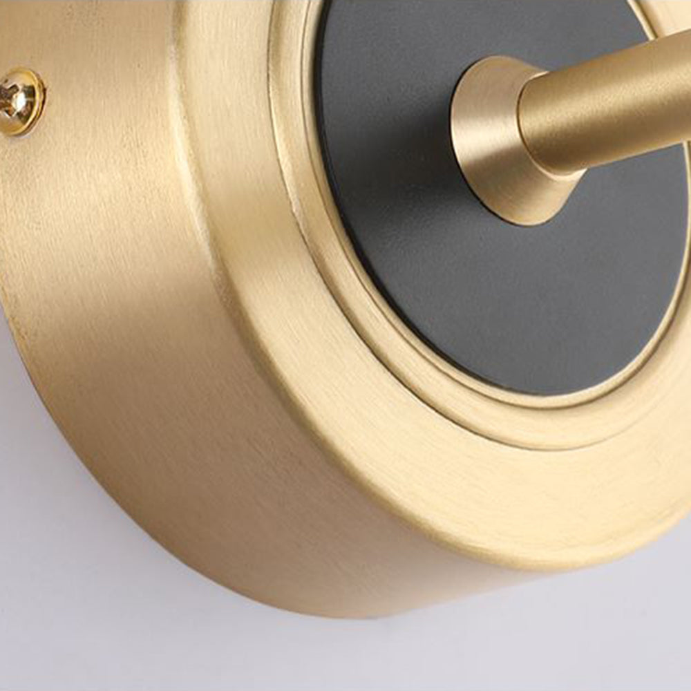 Arisha Modern Linear LED Wandleuchte Schwarz/Gold Badezimmer Metall&Acryl