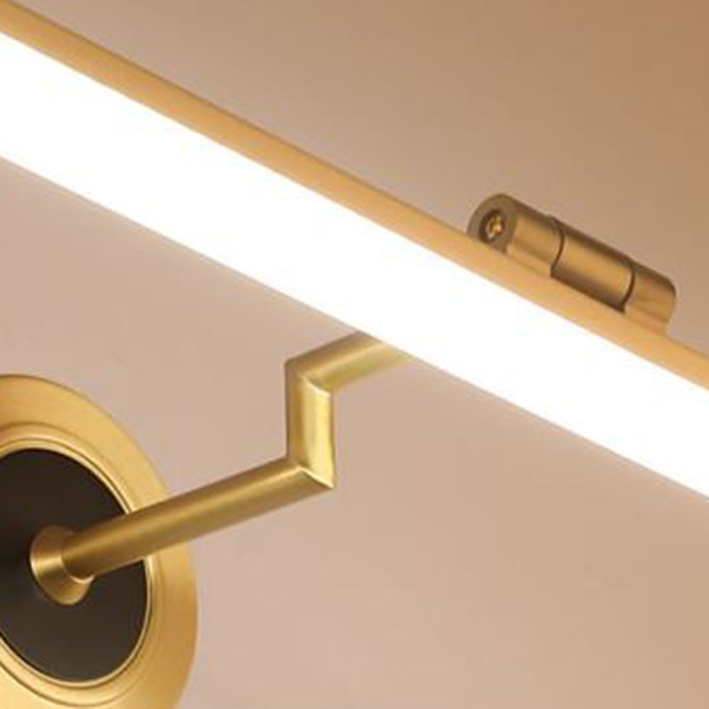 Arisha Modern Linear LED Wandleuchte Schwarz/Gold Badezimmer Metall&Acryl