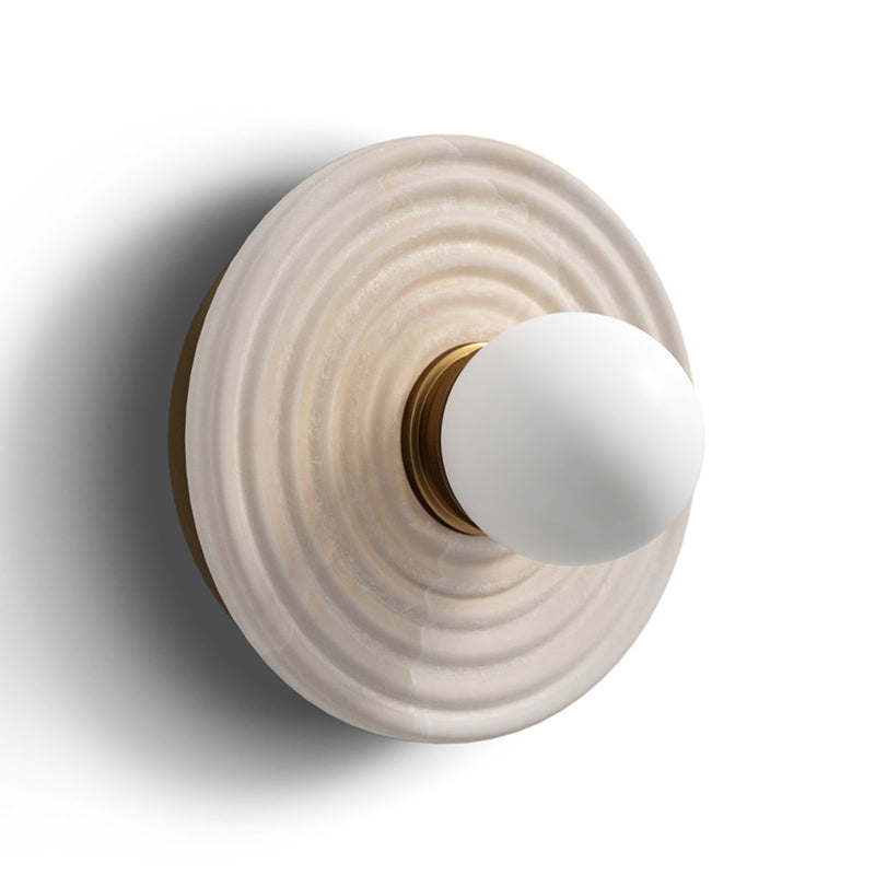 Syraean Modern Minimalist Alabaster Glass Wall Lamp - Letslighting