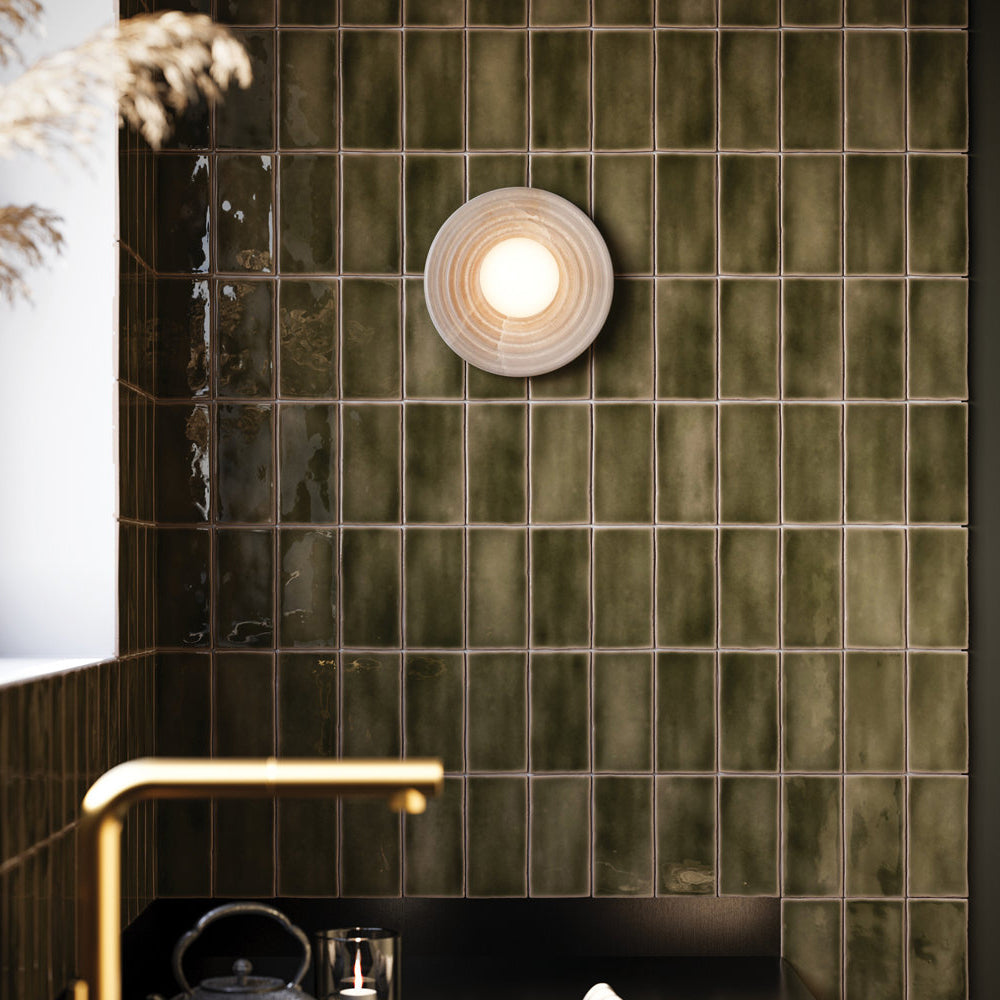 Syraean Modern Minimalist Alabaster Glass Wall Lamp - Letslighting