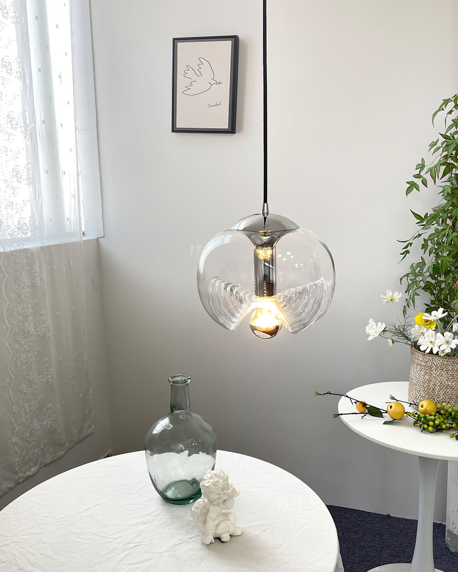 Fivelle Pendelleuchte Modern Glas Mit Warmem Bernstein-Letslighting