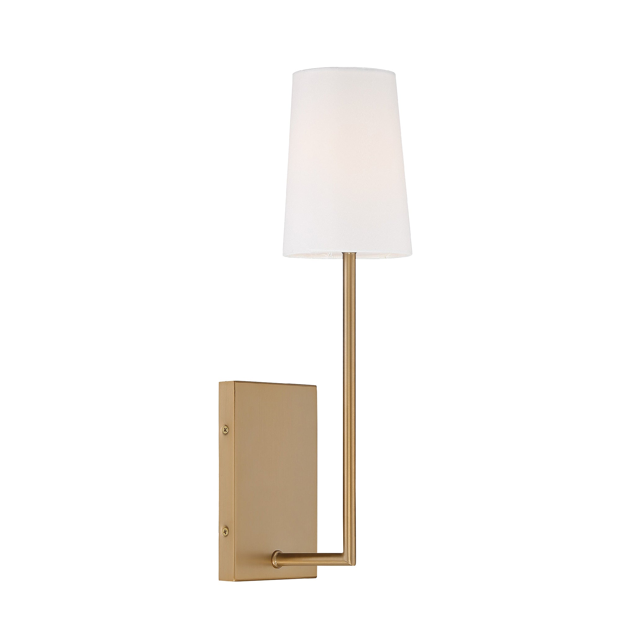Sytheir Vintage Kunst Messing Stoff Wandleuchte-Letslighting