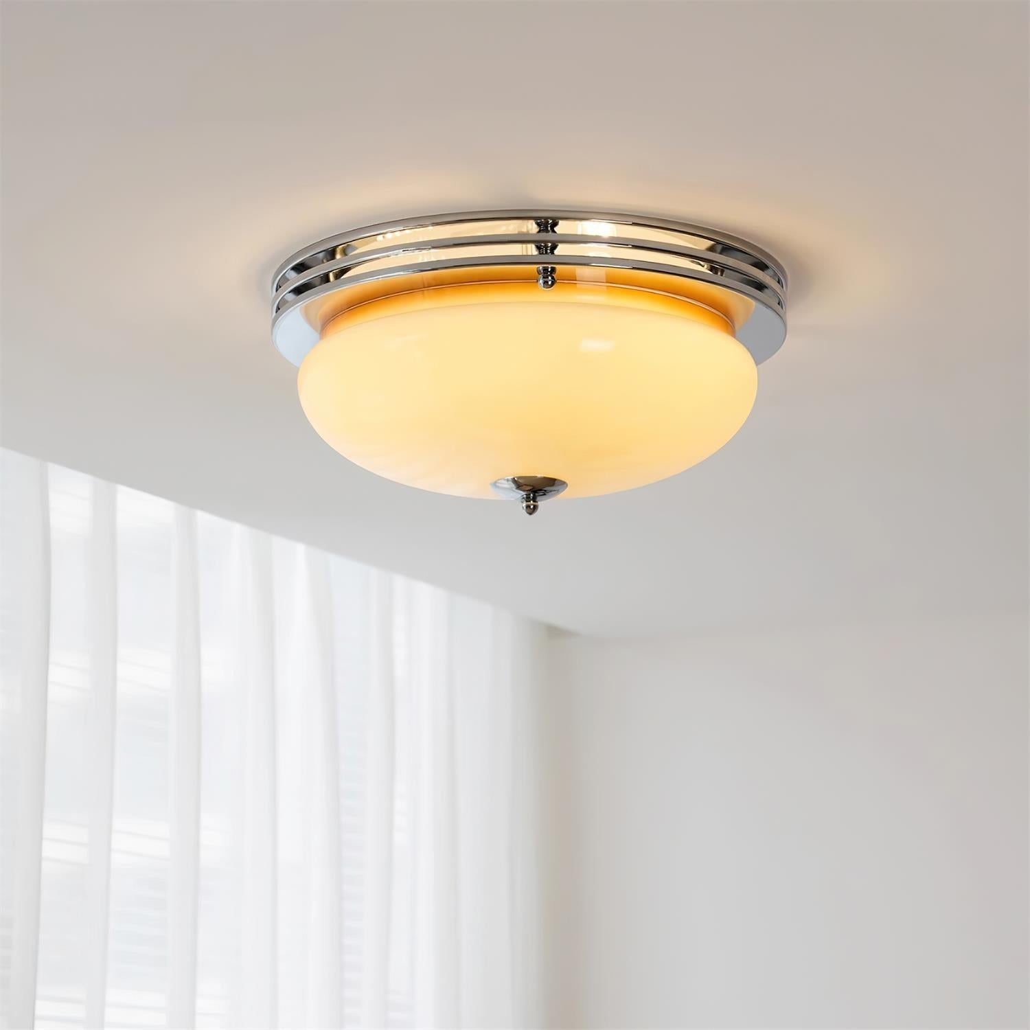 Sage Moderne Deckenleuchte aus Metall und Glas-Letslighting