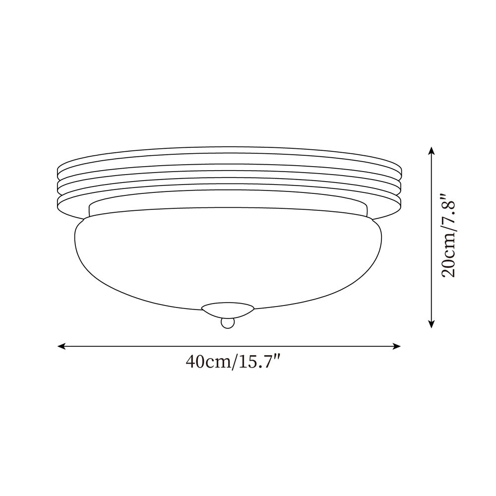 Sage Moderne Deckenleuchte aus Metall und Glas-Letslighting