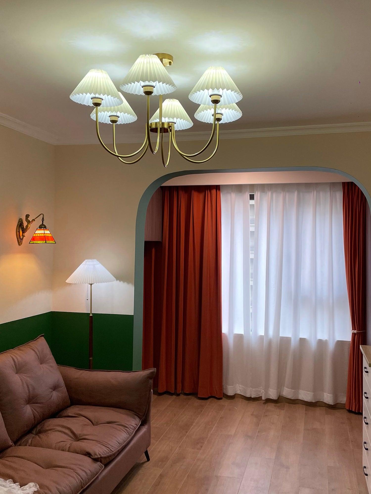 Lenore Pleated Chandelier - Blowlighting