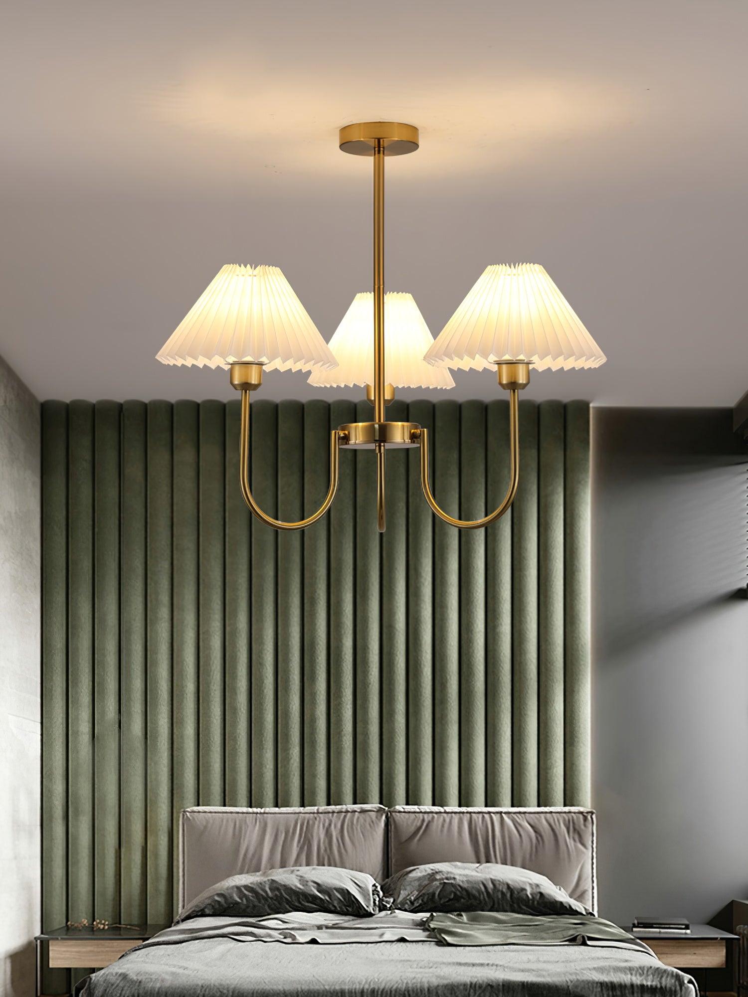 Lenore Pleated Chandelier - Blowlighting