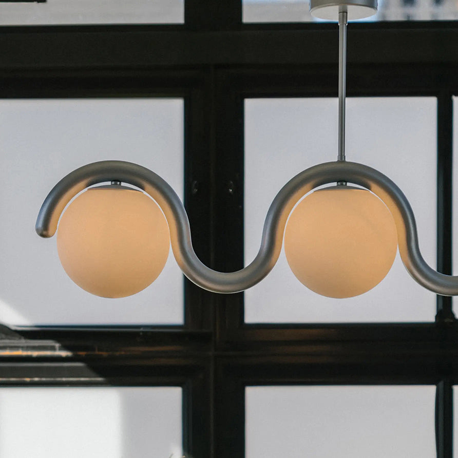 Citheis Linear Glas Kronleuchter-Letslighting