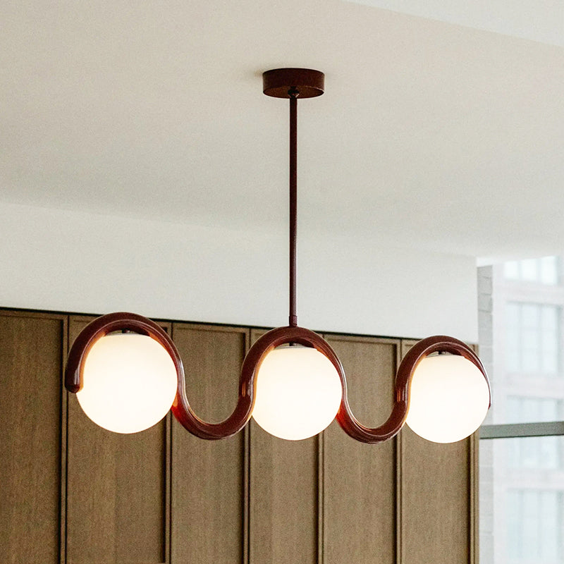 Citheis Linear Glas Kronleuchter-Letslighting