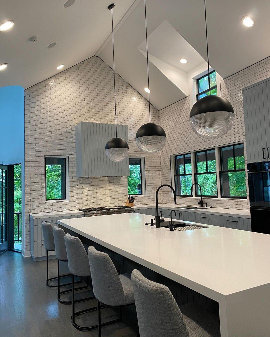 Solara Pendelleuchte Messing Glas Modern-Letslighting