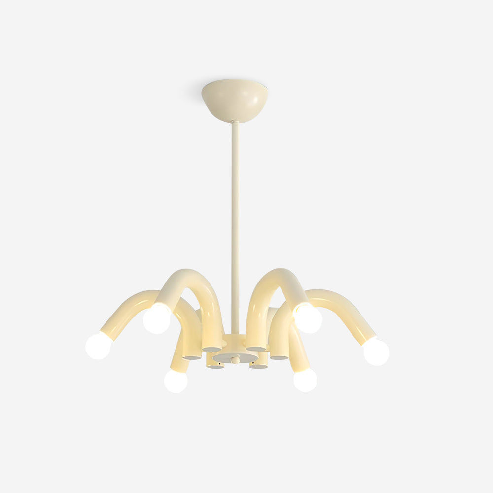 Fivelle Modern Creme Mehrarm Kronleuchter-Letslighting