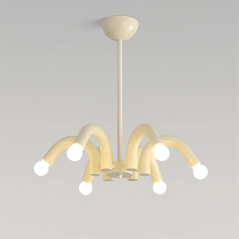 Fivelle Modern Creme Mehrarm Kronleuchter-Letslighting