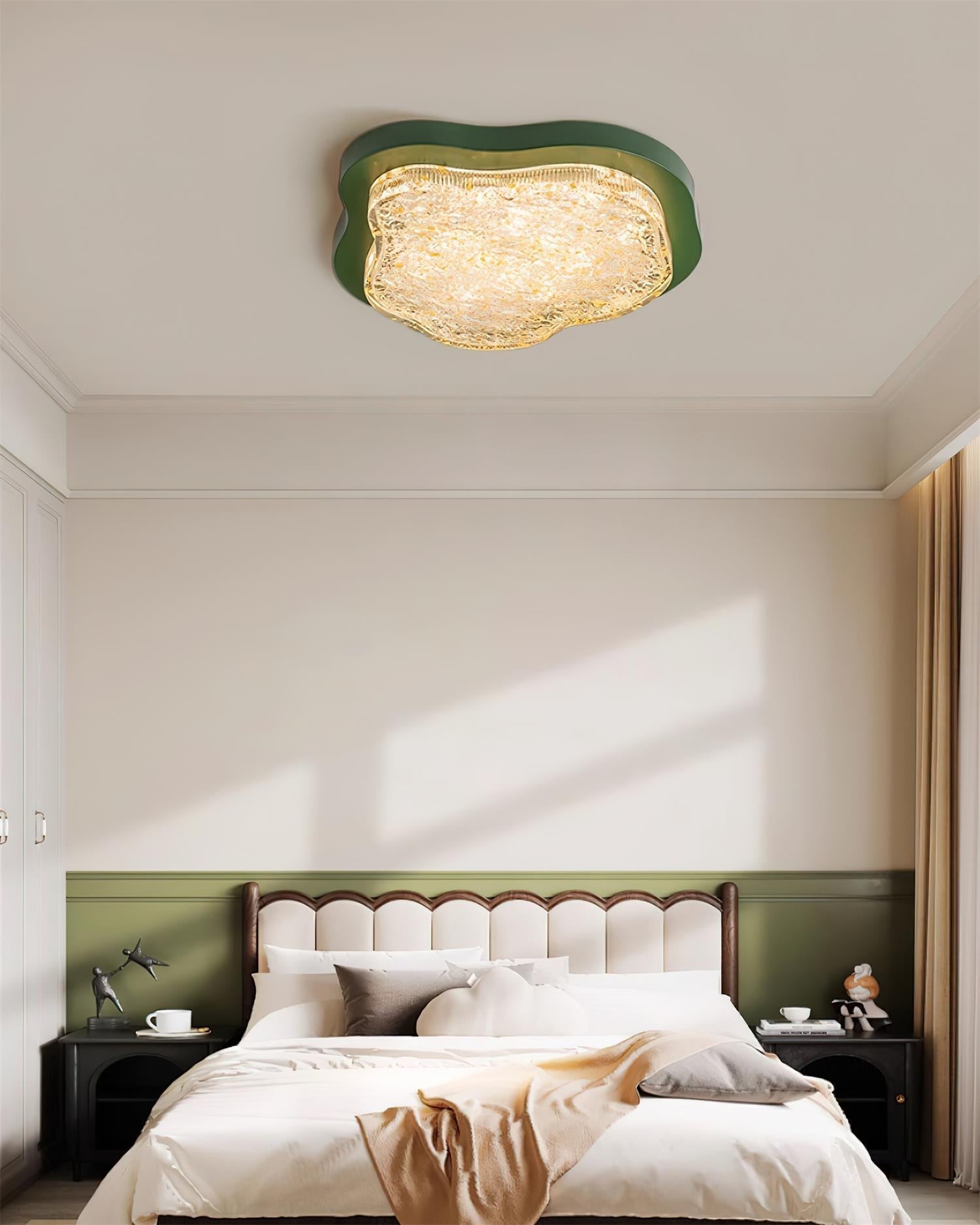 Deckenleuchte Unregelmäßig Form Harz Gold Blatt Modern Künstlerisch Grün-Letslighting