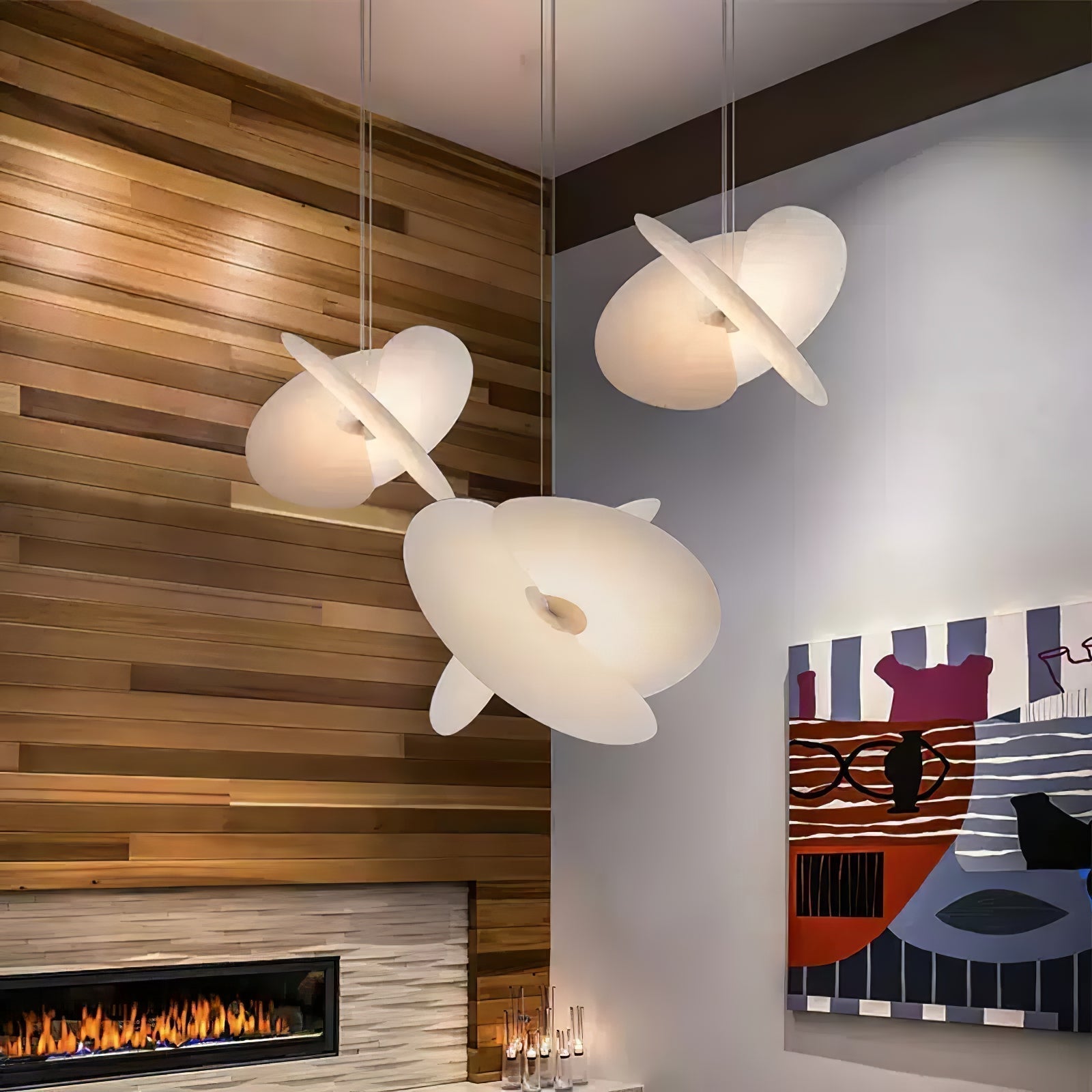 Whirl Moderne Stoff Pendelleuchte-Letslighting