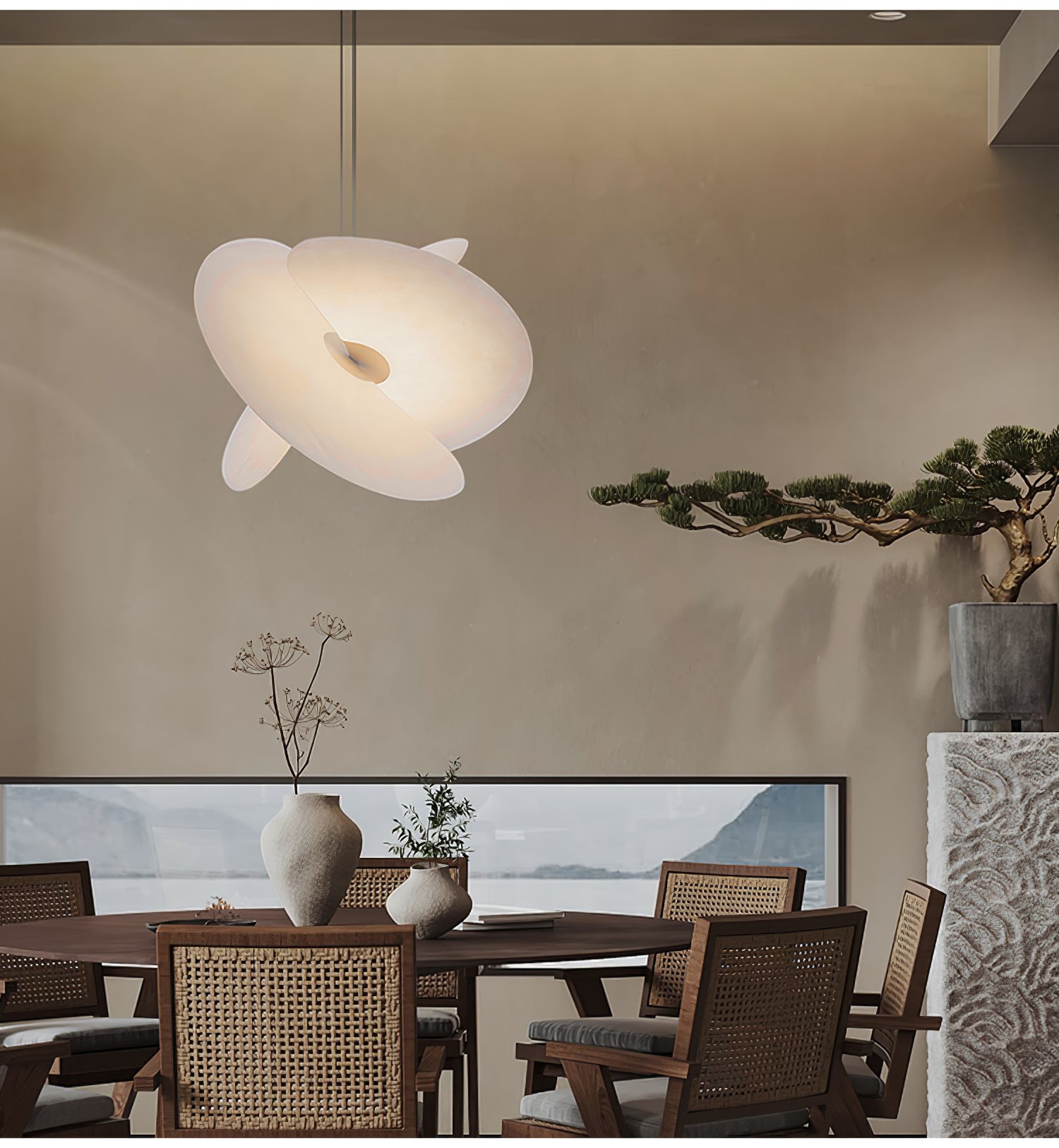 Whirl Moderne Stoff Pendelleuchte-Letslighting
