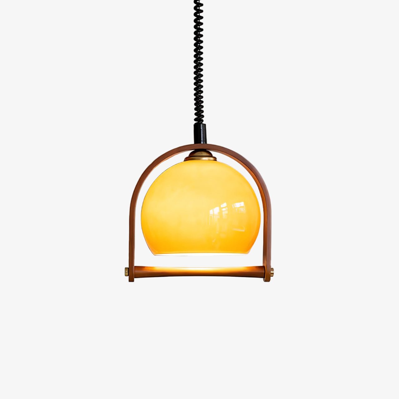 Cesilarae Premium Nordic Art Glas Holz Pendelleuchte-Letslighting