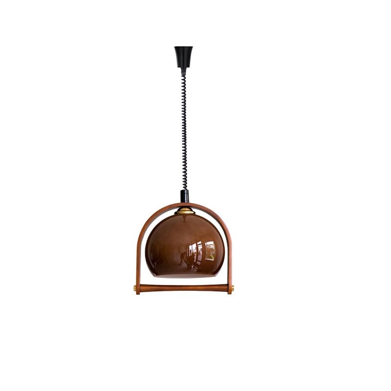 Cesilarae Premium Nordic Art Glas Holz Pendelleuchte-Letslighting