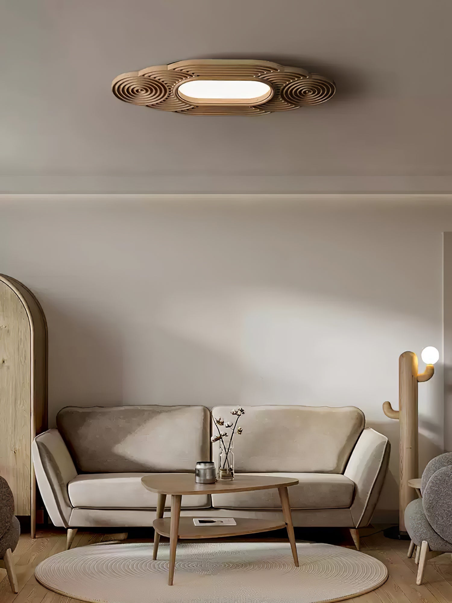 Udorionis Premium Nordic Art Holz Deckenleuchte-Letslighting