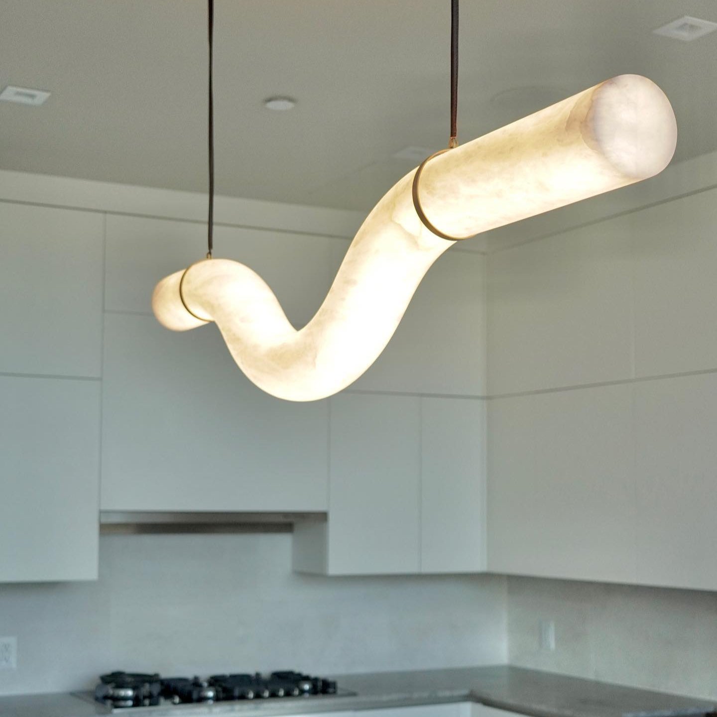 Errina Minimalist Premium Elegance Alabaster Pendant Light - Letslighting