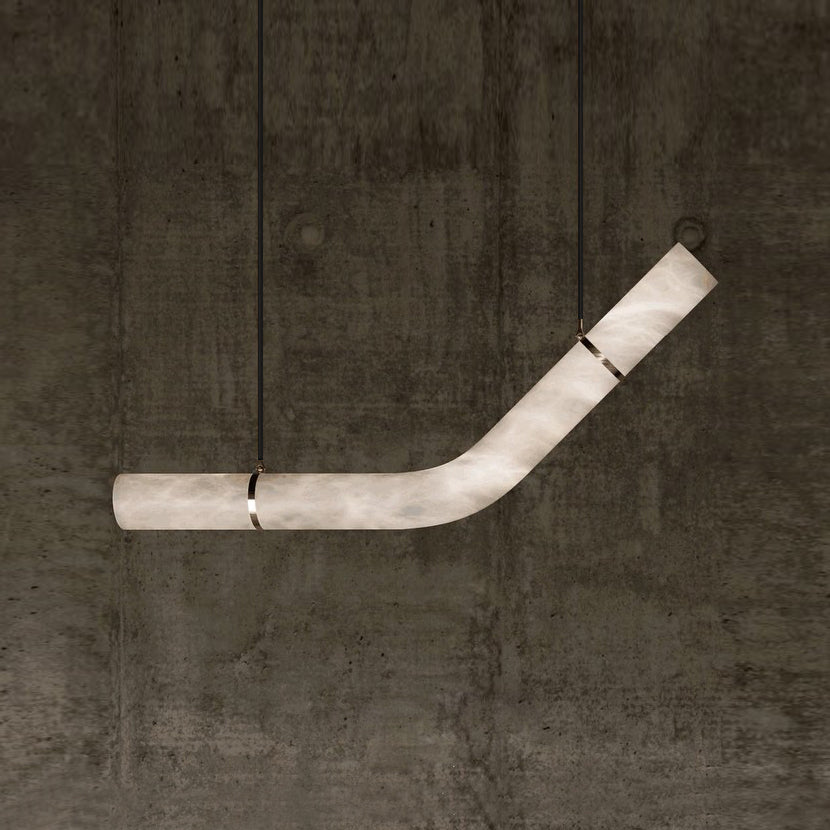 Errina Minimalist Premium Elegance Alabaster Pendant Light - Letslighting