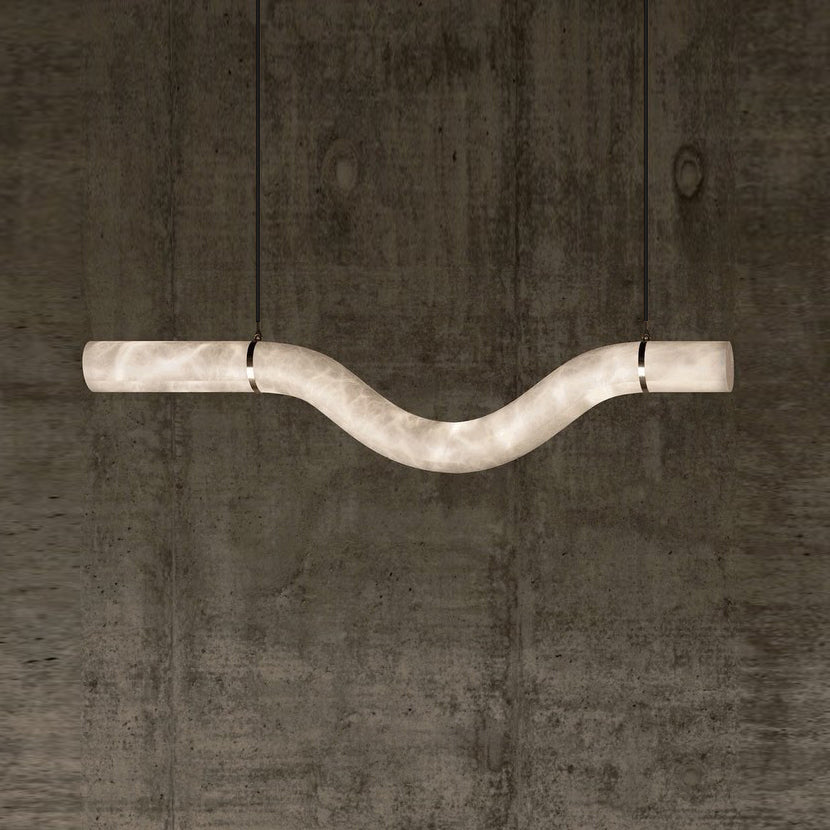 Errina Minimalist Premium Elegance Alabaster Pendant Light - Letslighting