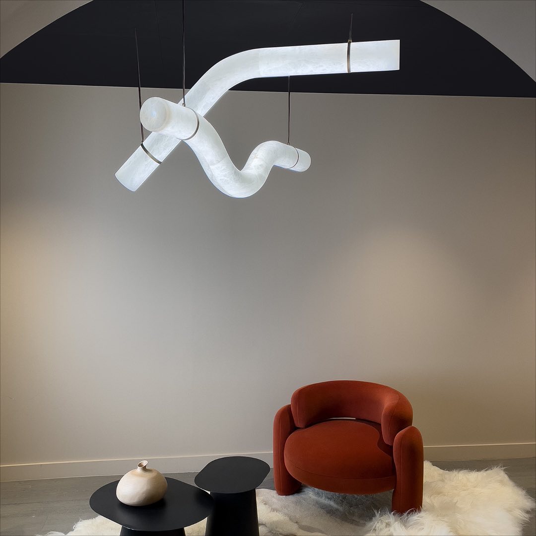 Errina Minimalist Premium Elegance Alabaster Pendant Light - Letslighting