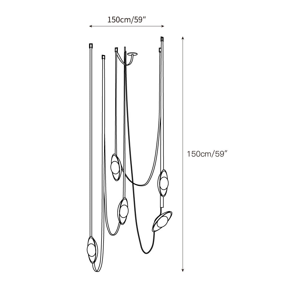 Olnoran Modern Minimalist Rail Leather Travertine Pendant Lamp - Letslighting