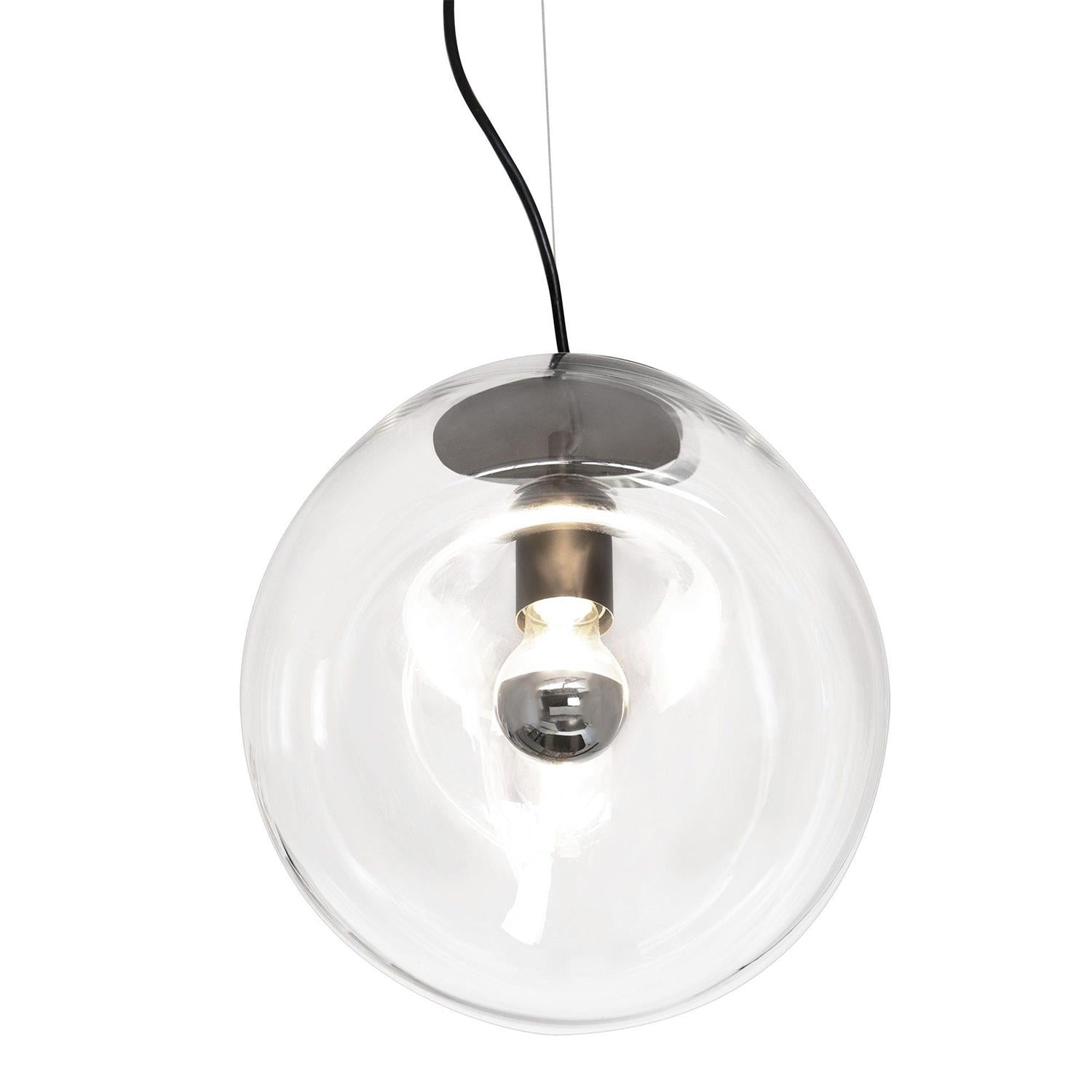 Lymara Schwarz Glas Pendelleuchte-Letslighting