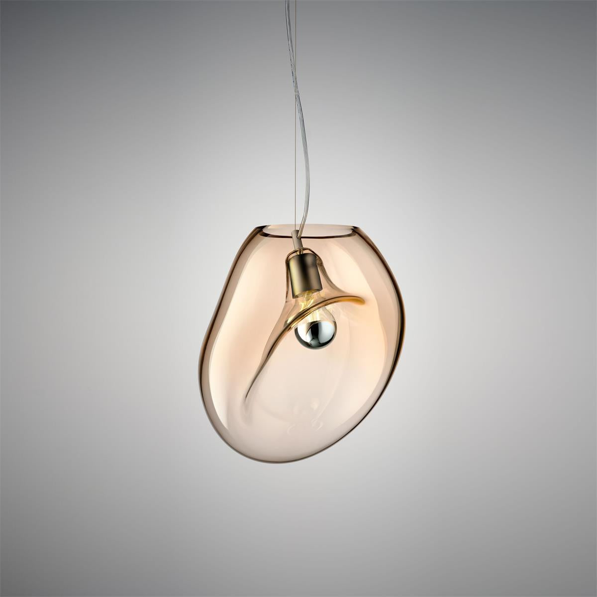 Lymara Schwarz Glas Pendelleuchte-Letslighting
