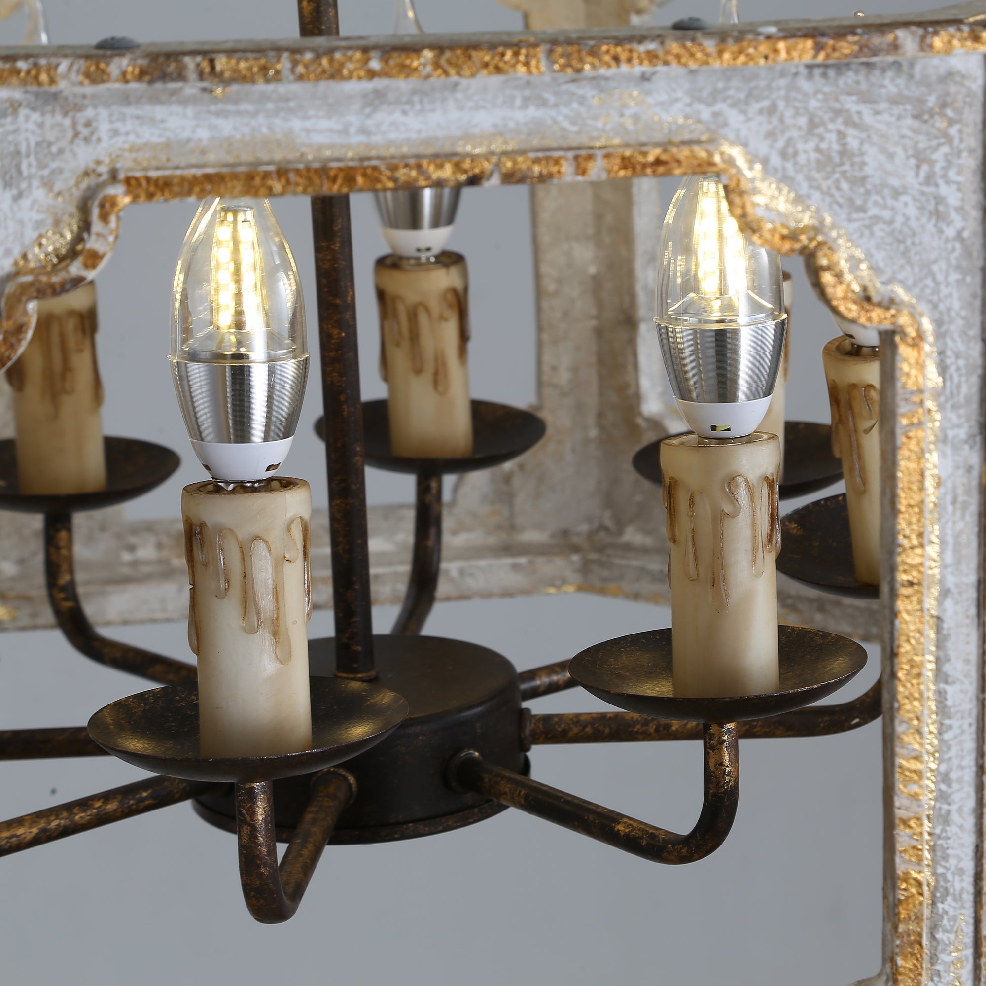 Virinira Landhaus Holz Pendelleuchte-Letslighting