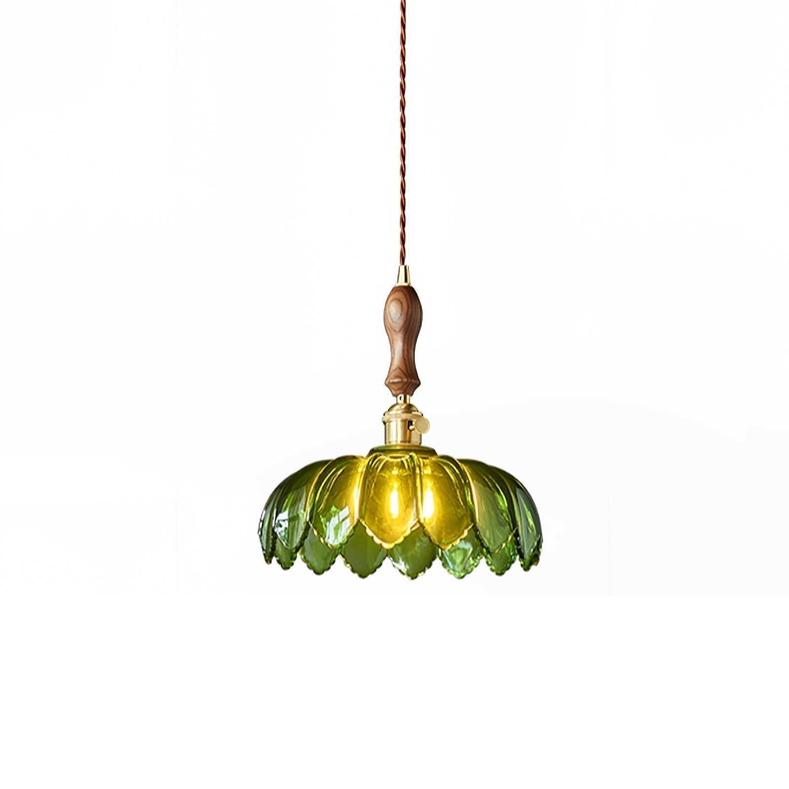 Fioracn Holz Lampe Luxus Pendelleuchte-Letslighting