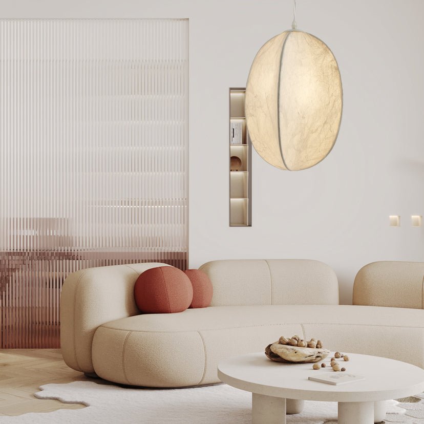 Cocoon Minimalistisch Seide Pendelleuchte Lampe-Letslighting