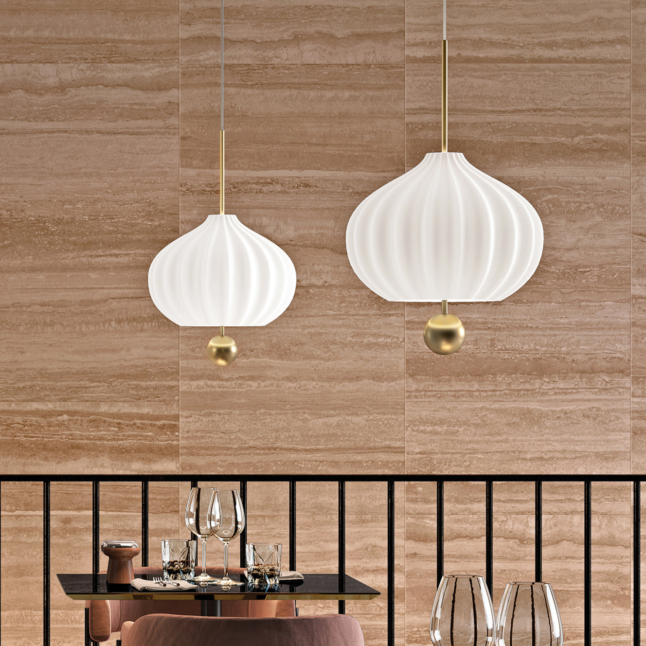 Zamarir Glas Pendelleuchte-Letslighting