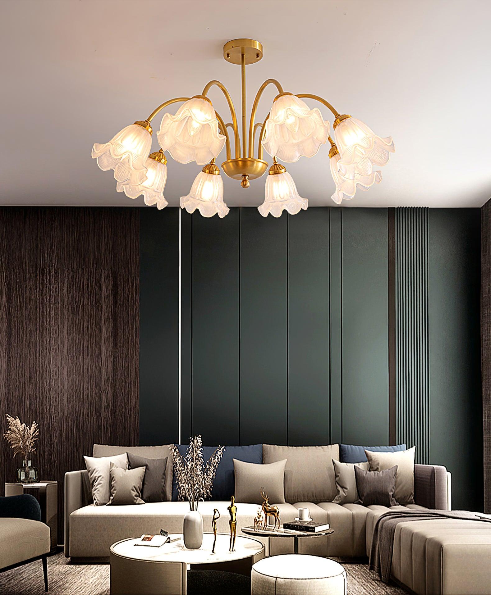 Forrest Chandelier en Verre Élégant et Luxe-Letslighting