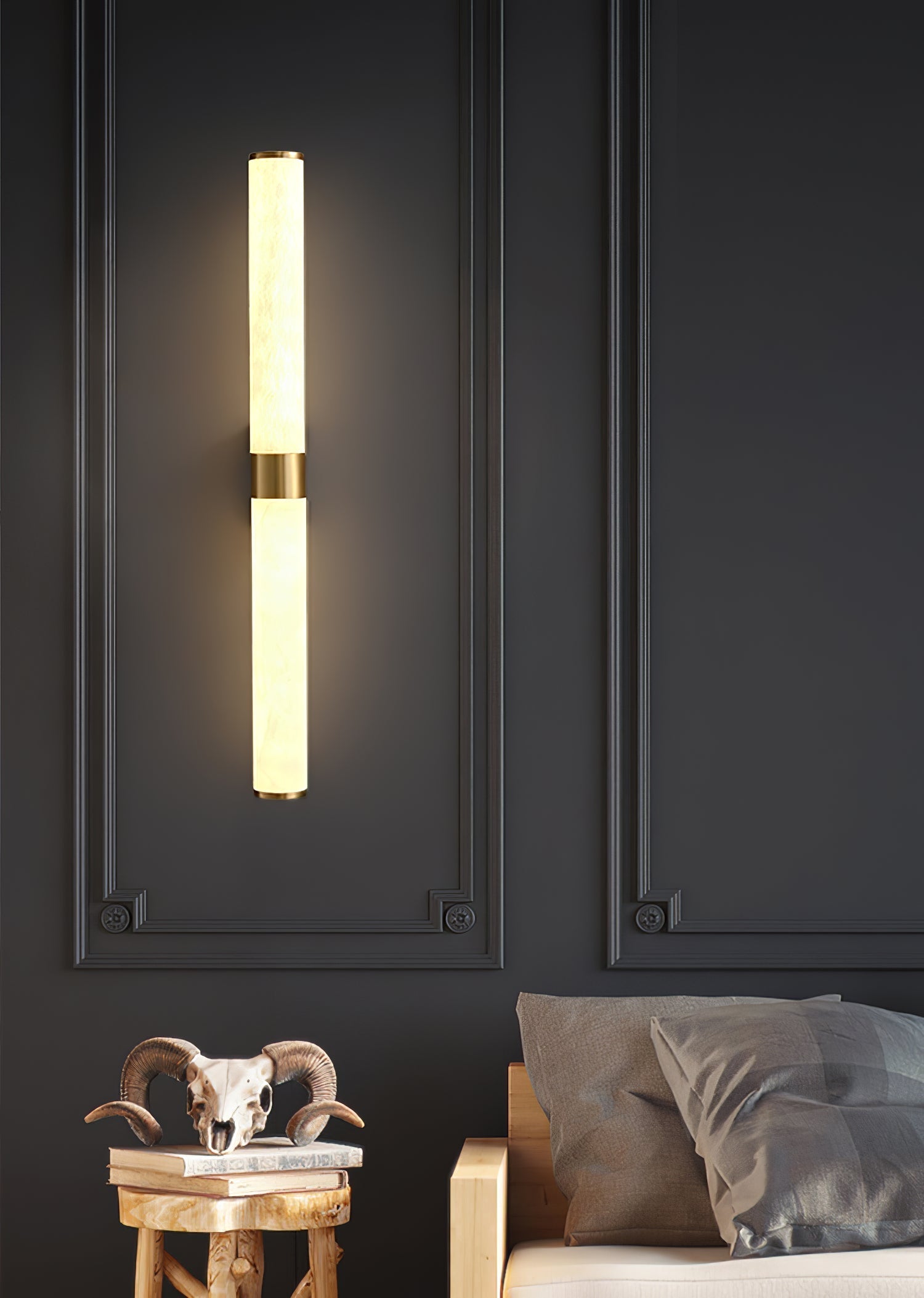 Olmirira Minimalist Alabaster Wall Lamp - Neutralighting