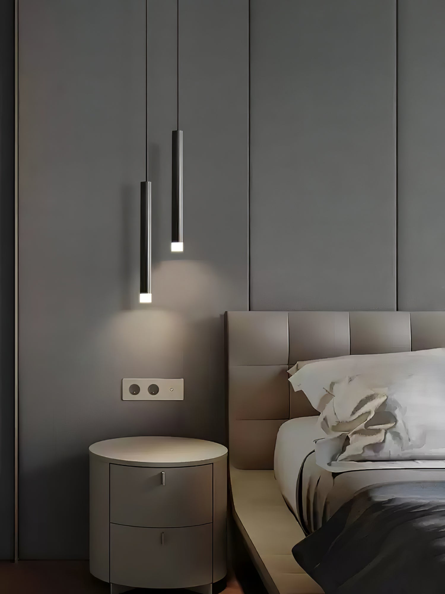 Cetheel Moderne Minimalistische Pendelleuchte aus Messing und Kunststoff-Letslighting