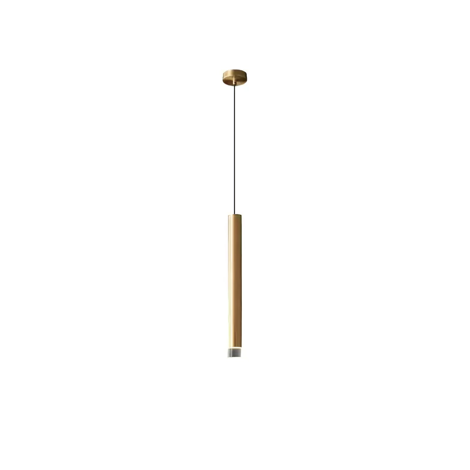 Cetheel Moderne Minimalistische Pendelleuchte aus Messing und Kunststoff-Letslighting