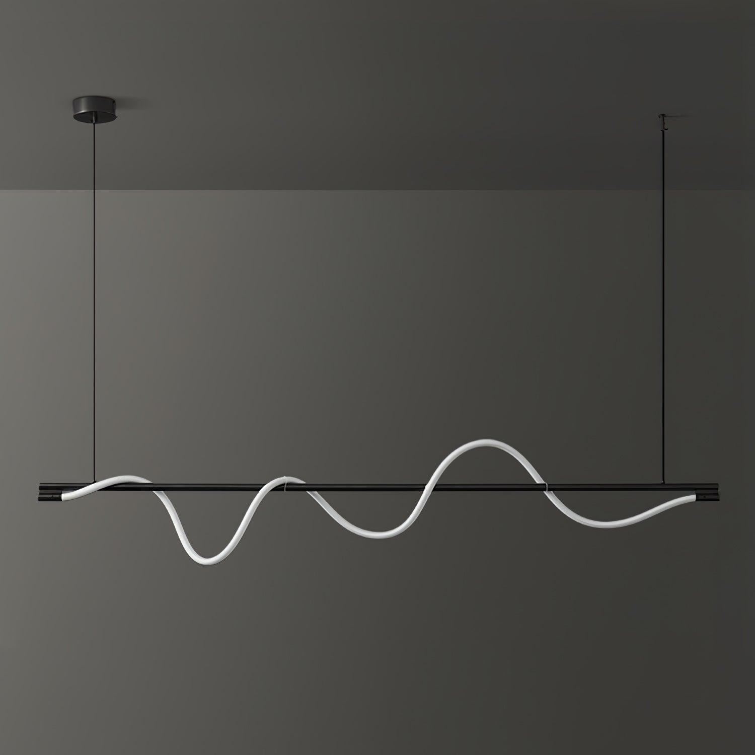 Linear Curve Island Pendant Lamp - Blowlighting
